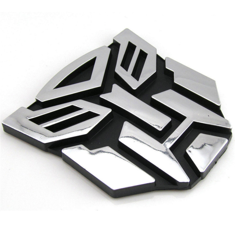 Miếng dán logo Transformers 3D trang trí xe hơi cá tính độc đáo