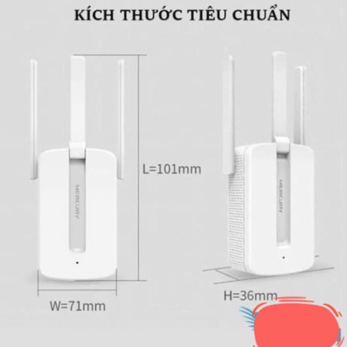 Bộ Kích Wifi 3 Râu Mercury Cực Mạnh, Kích sóng ,Tăng Sóng Tiếp nối sóng Wifi