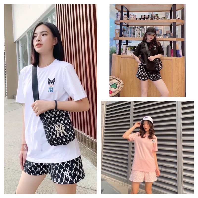 Bộ Nờ -Y thêu cún 3 màu