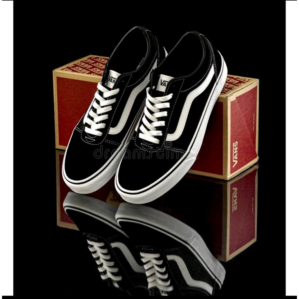 Trường Học Cũ Vans (Chất Lượng Tốt Nhất) [Bao Gồm Hộp Màu Đỏ]