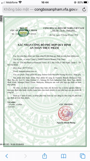 Sữa bột anlene gold hộp giấy 1,2kg - date mới