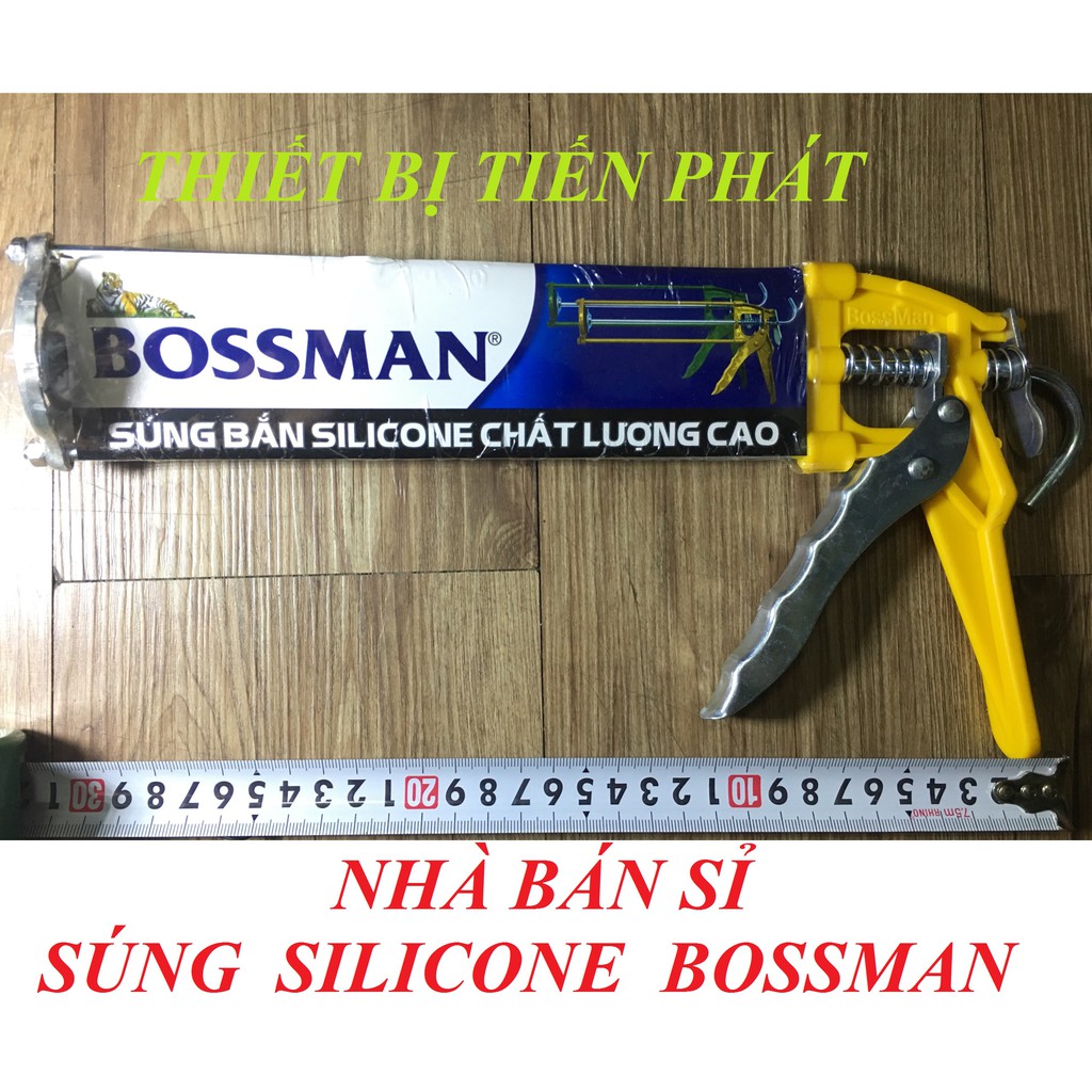 Súng Bắn Keo Silicon BOSSMAN Vàng Cao Cấp (Chính Hãng)