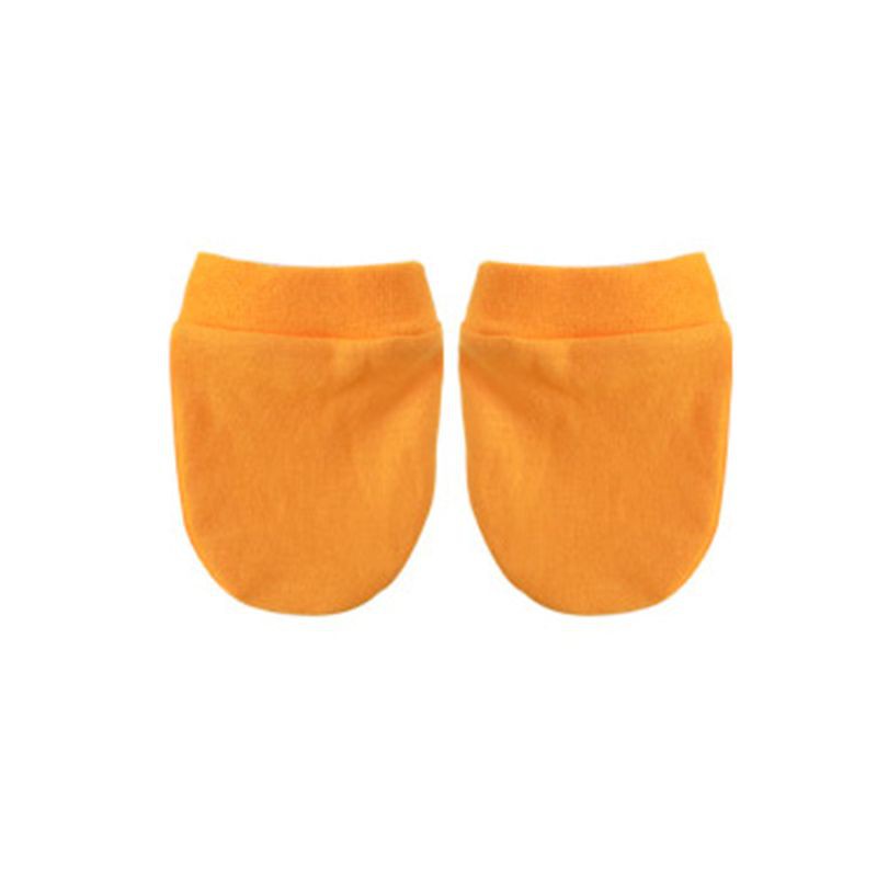1 đôi găng tay chống cào mặt bằng cotton mềm xinh xắn dành cho bé sơ sinh