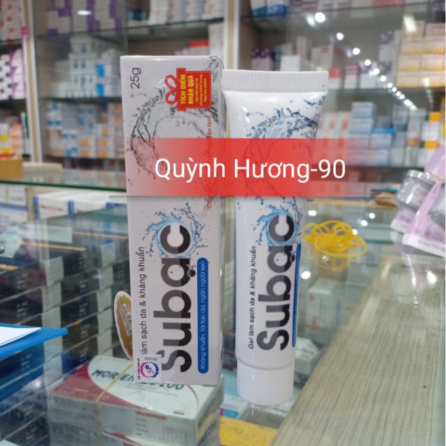 SUBAC gel làm sạch da và kháng khuẩn