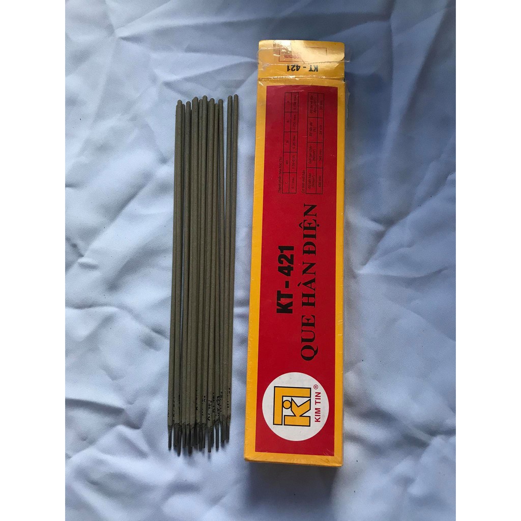 20 Que hàn thường (sắt) KT-421 (2.5mm) - Hộp 2.5kg , 20 que hàng sắc