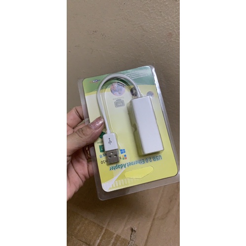 Dây Chuyển Đổi USB Sang Lan - USB To Lan (Trắng)
