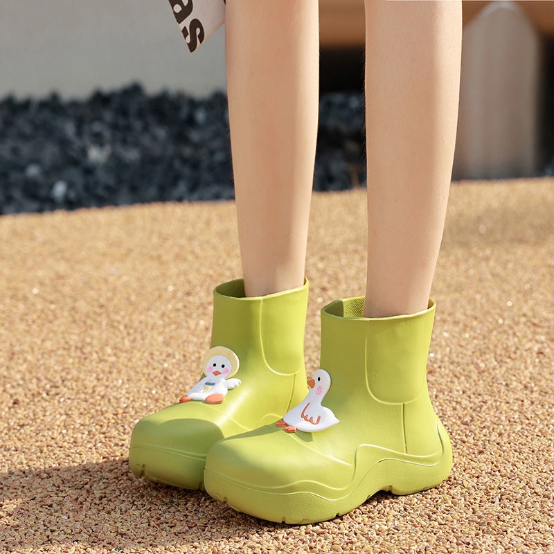 Ủng Đi Mưa Chống Trượt Thiết Kế Dễ Thương Thời Trang