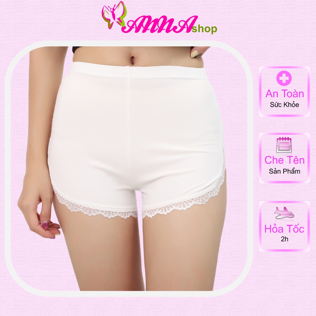 Quần lót váy nữ ren bảo hộ có size 70kg, trẻ trung, thoải mái, thoát mát (MS 08004) Anna Shop