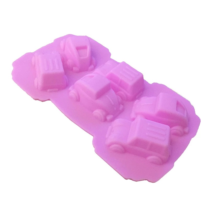 Khuôn Silicone Làm Bánh Tạo Hình Xe Hơi 3D Độc Đáo Tiện Dụng