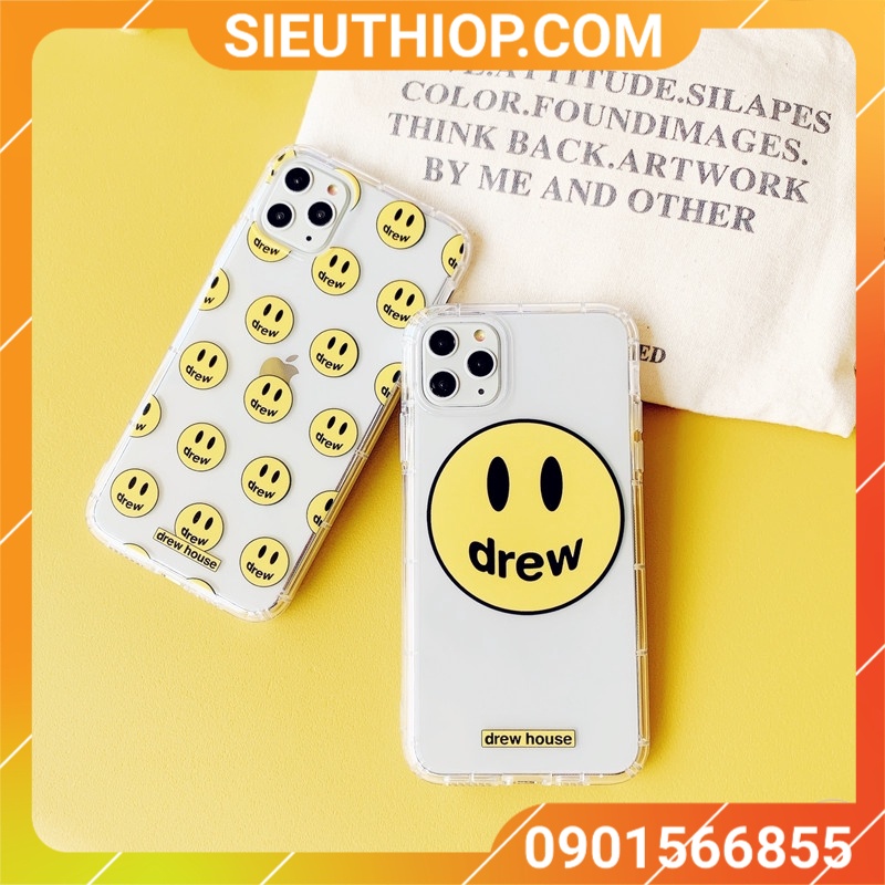 Ốp lưng IPhone Trong Suốt Justin Bieber Drew House 6/6s/6plus,7/8plus,X/Xs/Xr/Xs max/11/11Pro/11Promax/12mini/12 T457