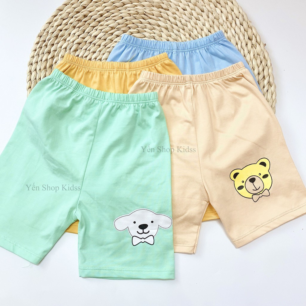 Sale !!! Bộ Ba Lỗ Cotton 100 % Minky Mom In Họa Tiết Gấu-Chó-Sư Tử Cho Bé_Super Sale (9-19kg) (1313 )