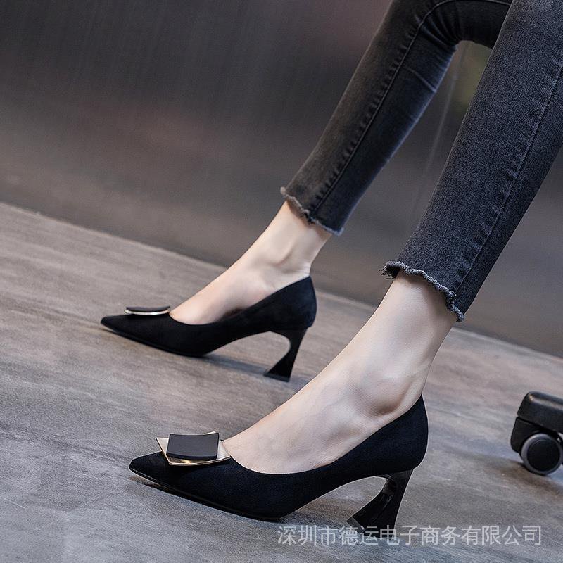 Sandal Cao Gót Mũi Nhọn Thiết Kế Mới Thời Trang Mùa Xuân Thu 2022 Dành Cho Nữ