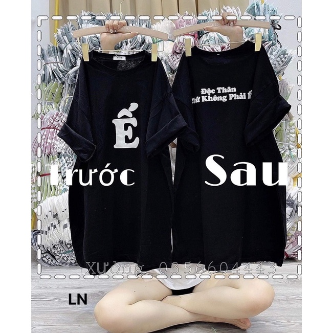 Áo phông Ế in hai mặt LN12