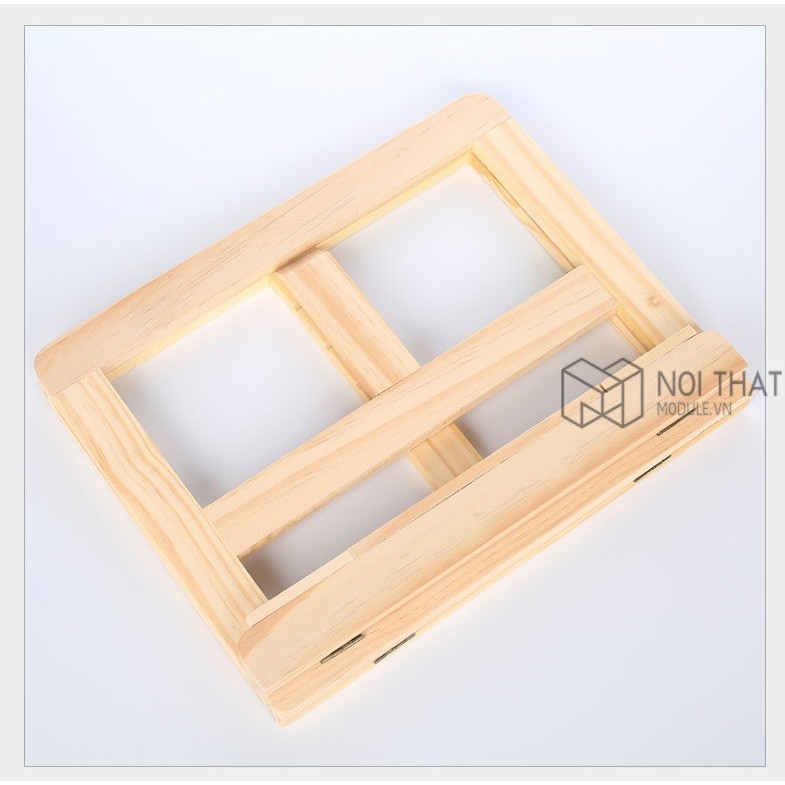 Giá đỡ kẹp sách chống cận thị cho bé chất liệu gỗ thông tự nhiên an toàn sức khỏe