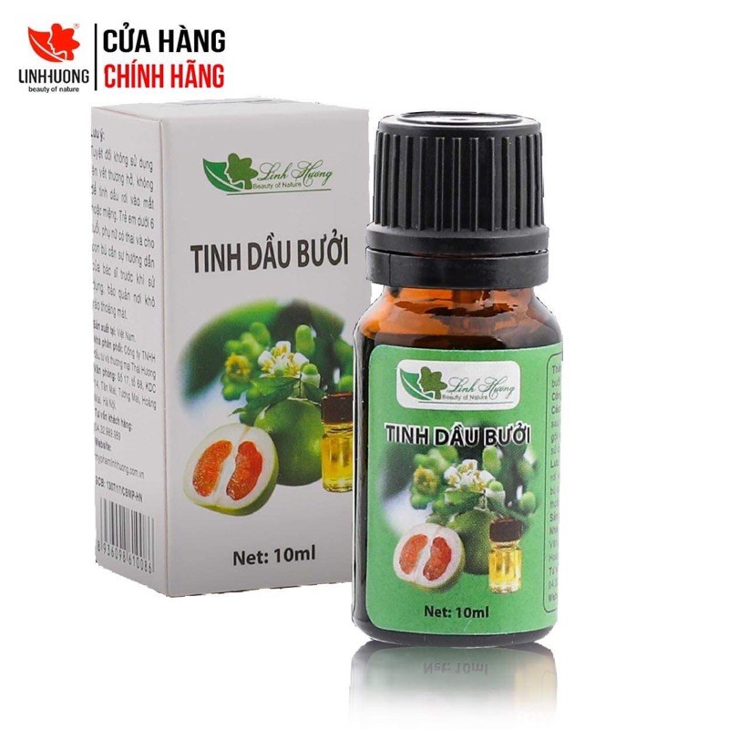 Tinh Dầu Bưởi Linh Hương - Kích Tóc, Mượt Tóc, Giảm Rụng 10ml