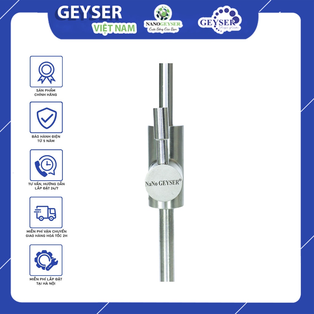 Vòi máy lọc nước chất liêụ Inox 304 không gỉ, không chì, dùng cho tất cả dòng máy lọc nước Kangaroo, Aqua...