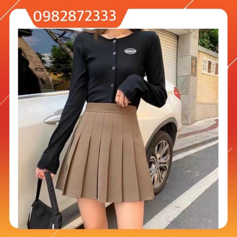 Chân váy xếp ly❤️𝑯𝒐𝒕𝒕𝒓𝒆𝒏𝒅❤️ lưng cao che bụng, trẻ trung năng động phong cách Hàn Quốc. mặc được 4 mùa truc linh