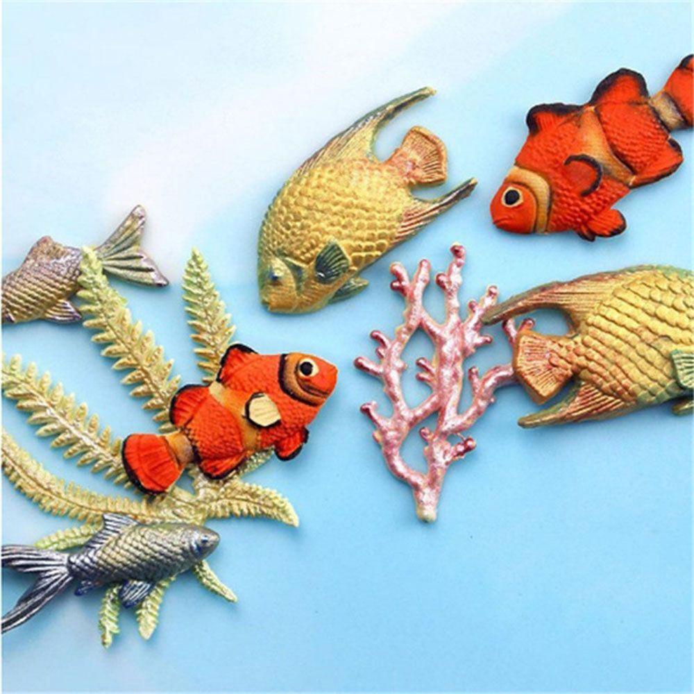 WATTLE Khuôn Silicone Tạo Hình Sinh Vật Biển Trang Trí Bánh