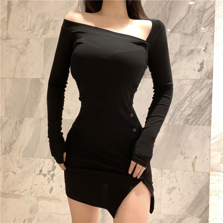 Váy Thun Body Ôm Eo Với Nút Cúc Xẻ Đùi Sexy Cho Các Nàng | BigBuy360 - bigbuy360.vn