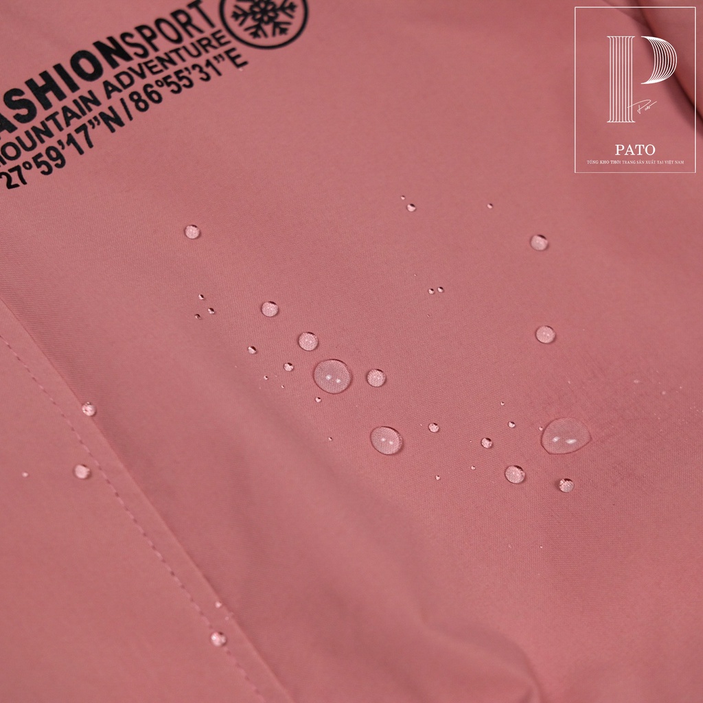 Áo khoác nữ PATO áo gió nữ form rộng vải tráng bạc tránh mưa cao cấp cực tốt