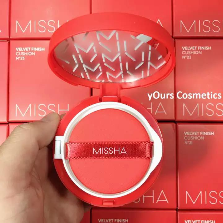 Phấn Nước Missha Velvet Finish Cushion - Màu Đỏ | BigBuy360 - bigbuy360.vn