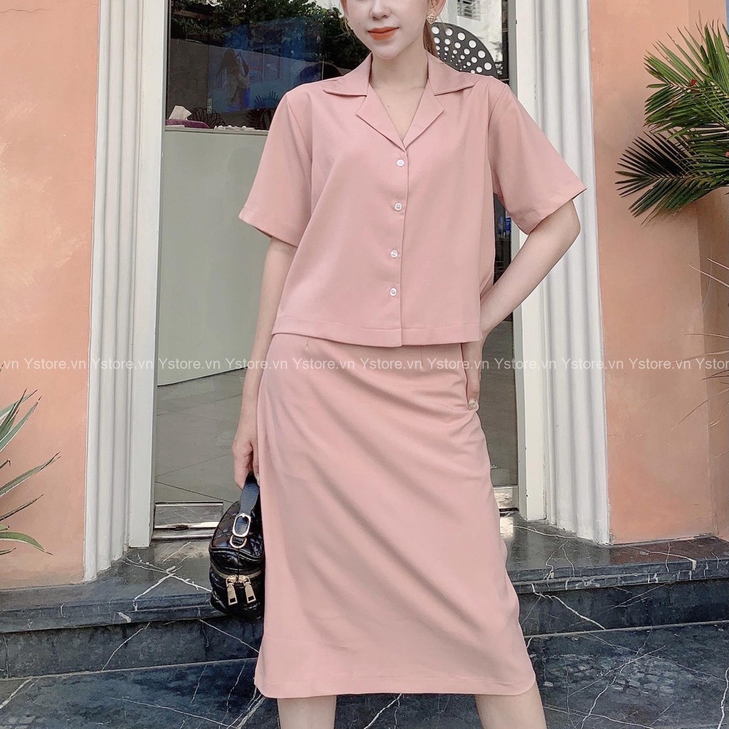 Sơ mi nữ đẹp tay ngắn cổ vest - Mặc đi học, đi làm, đi chơi | BigBuy360 - bigbuy360.vn