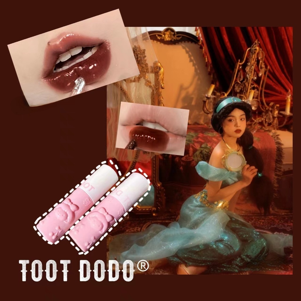 Son Bóng TOOT DOD Dưỡng Ẩm Căng Mọng Thiết Kế Anh đào Dễ Thương