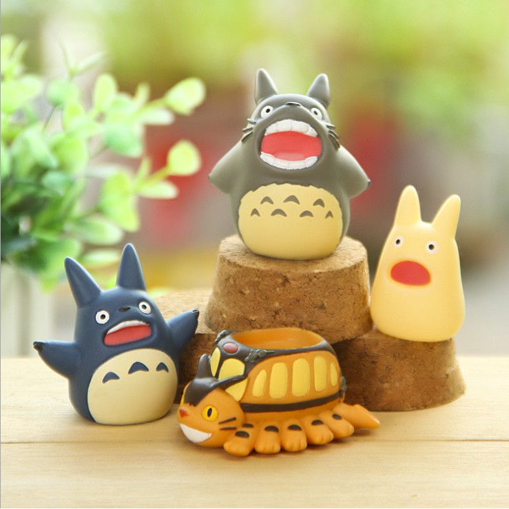 Mô hình rối tay Totoro và các bạn (rỗng, có thể lồng lên tay làm rối)