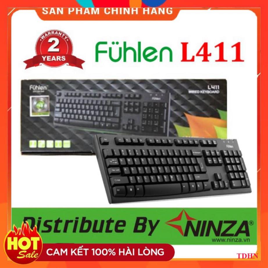 [Chính Hãng]Bàn phím Fuhlen L411 bảo hành 2 năm chính hãng cho văn phòng học tập và Game Thủ