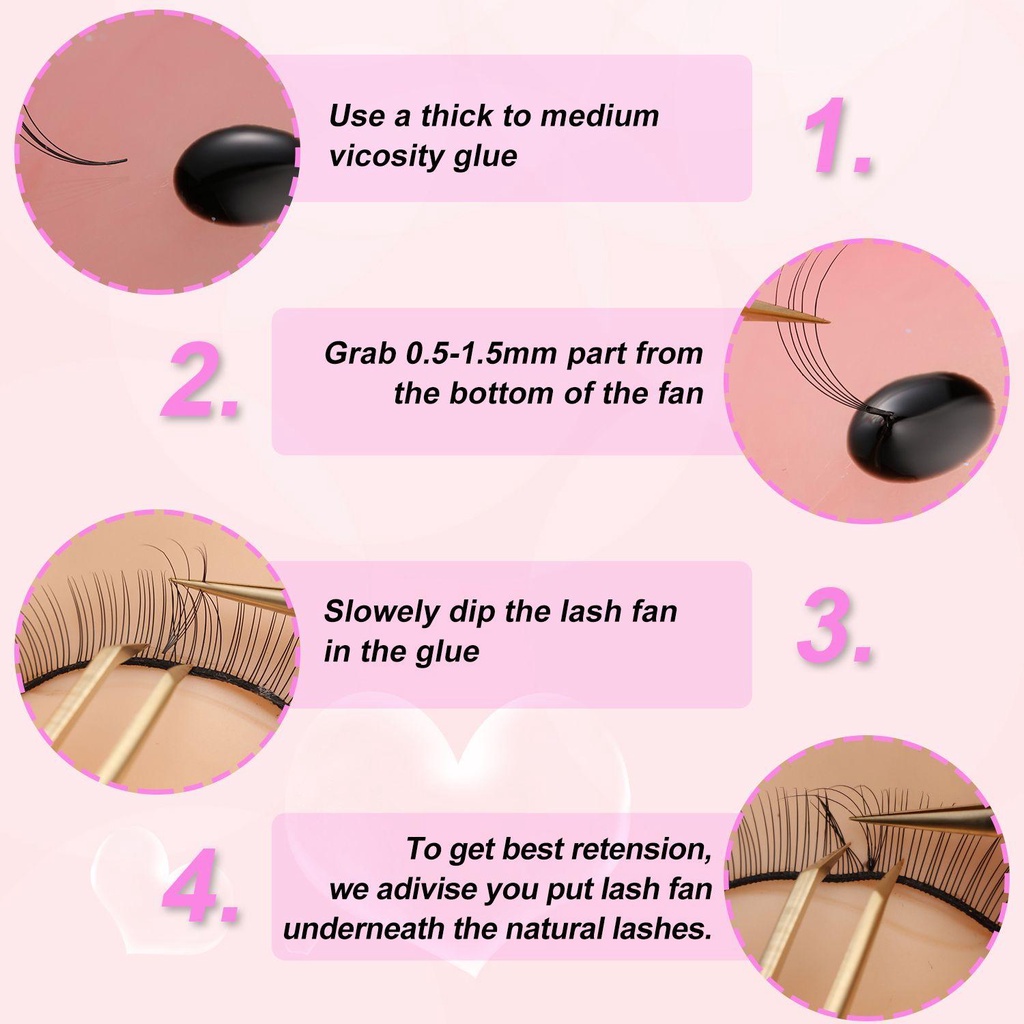 Mih 480 Lông Mi Giả Nối Dài Và Làm Dày Mi Tự Nhiên 0.07 / 0.10