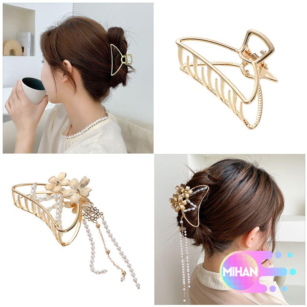 Kẹp tóc đính ngọc trai giả thời trang thanh lịch cho nữ