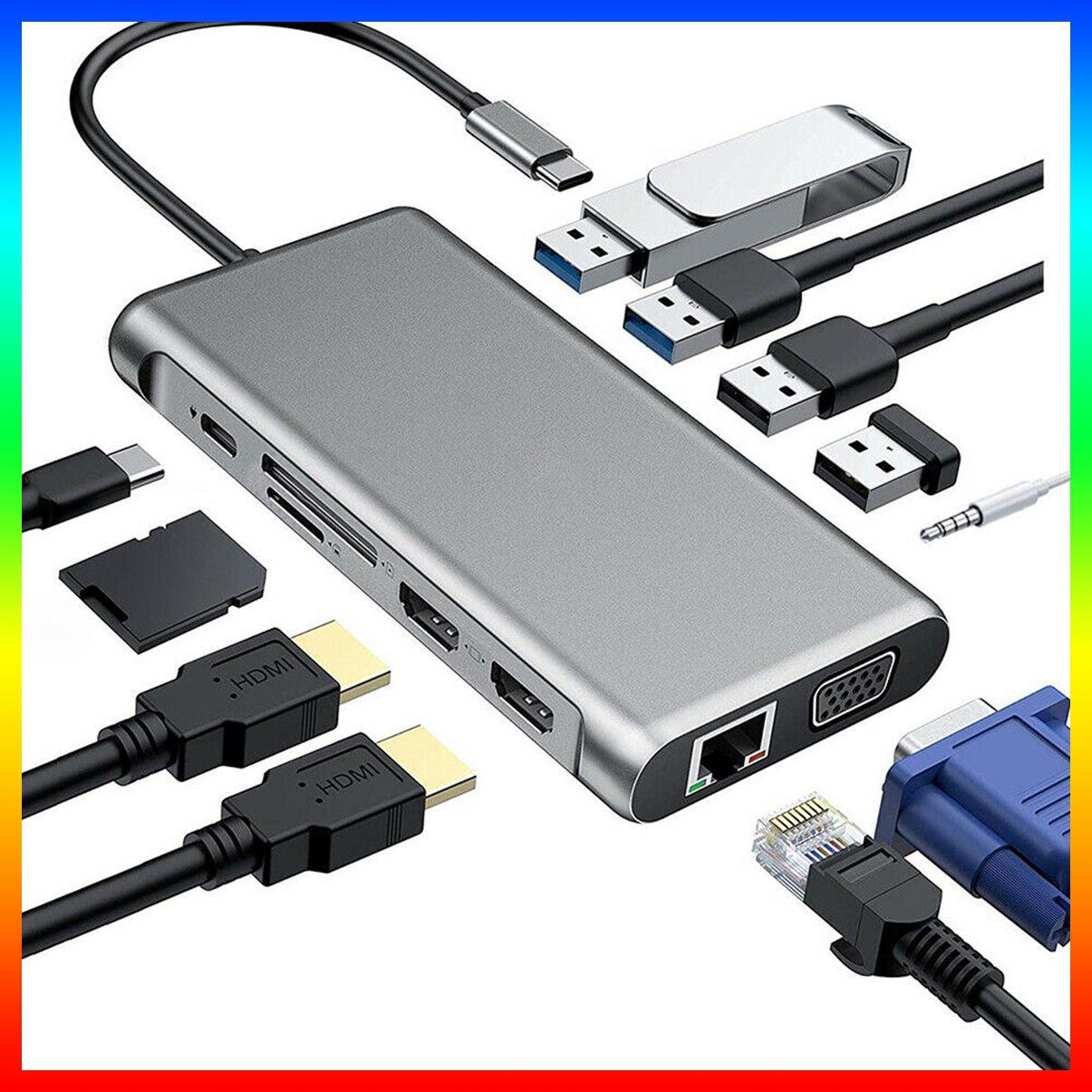 Bộ Chia Cổng Hdmi Ethernet Usb 3.0 12 Trong 1