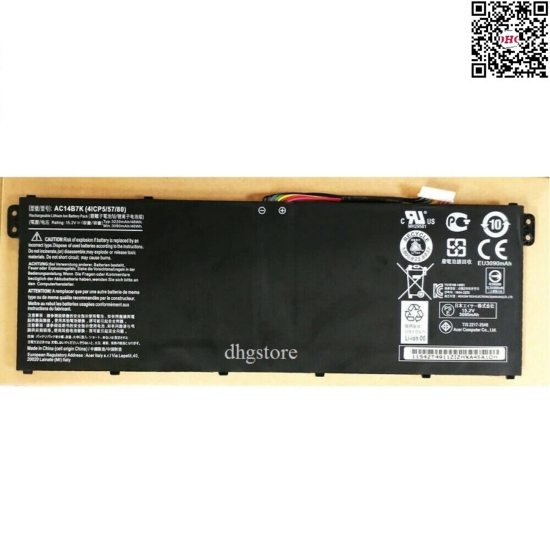 Pin laptop Acer Nitro 5 AN515-41, AN515-43, AN515-45, AN515-51, AN515-52, AN515-54, AC14B7K