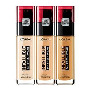 L'OREAL (Hàng Mới Về) Kem Nền Loreal Dạng Lỏng Lâu Trôi 24h