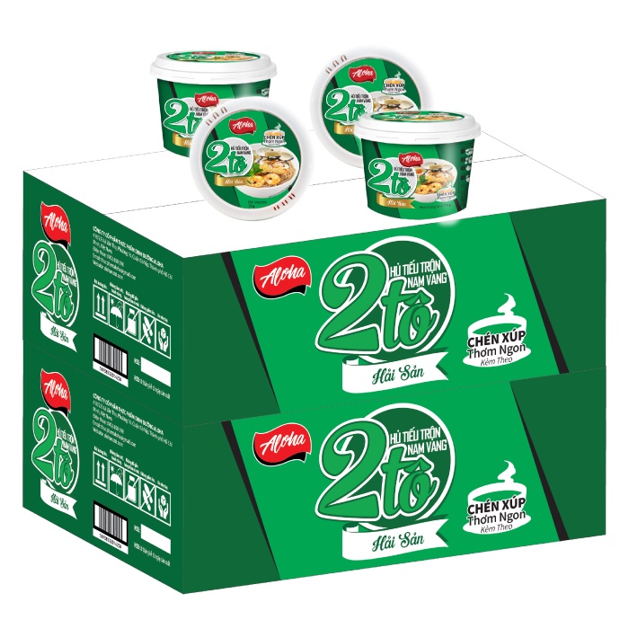 Hỏa Tốc Thùng 24 Tô Hủ Tiếu Trộn Nam Vang Thịt Bằm (Tô 75g)