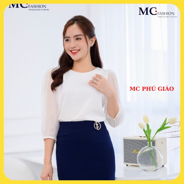 Áo Sơ Mi Nữ Tay Dài MC Fashion Công Sở Cao Cấp Đẹp Mềm Mịn Mát Không Nhăn Không Xù Thấm Hút Mồ Hôi TA1126