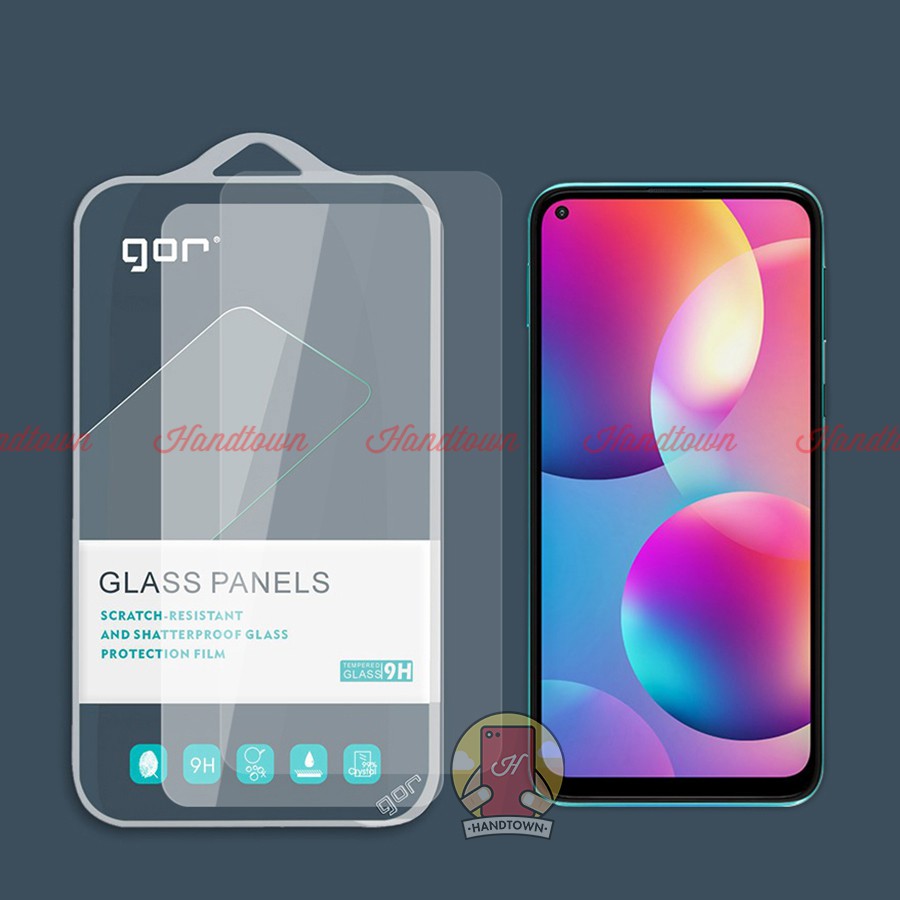 Bộ 2 Miếng Kính Cường Lực Trong Suốt Không Full Màn Vsmart Joy 4 Chính Hãng Gor