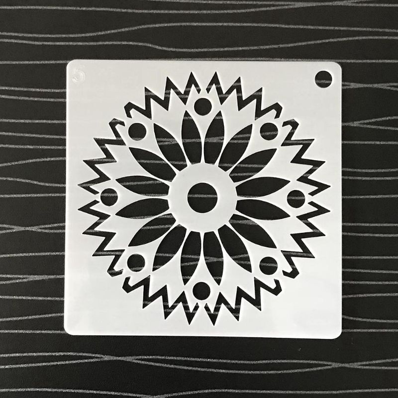 Set 48 Khuôn Cắt Họa Tiết Mandala Dùng Để Trang Trí Album Thủ Công