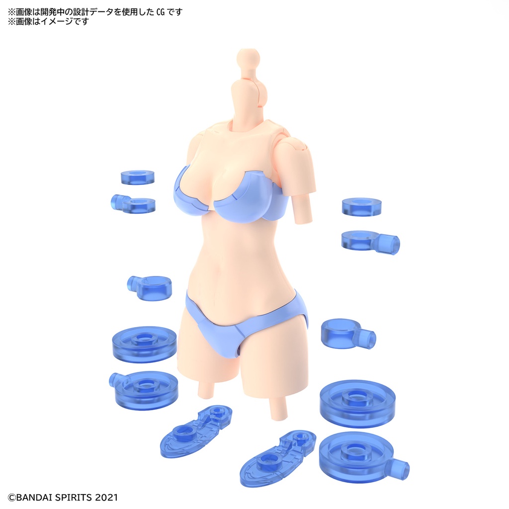 Mô hình Phụ kiện Bandai 30MS Option Body Parts Type S01  1/144