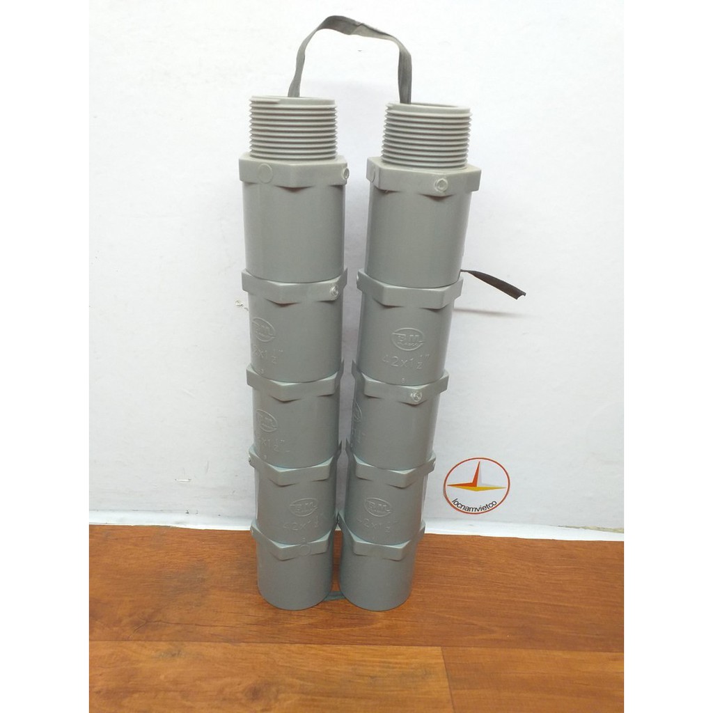 Nối ren Ngoài 42 PVC Bình Minh ( 5 cái)