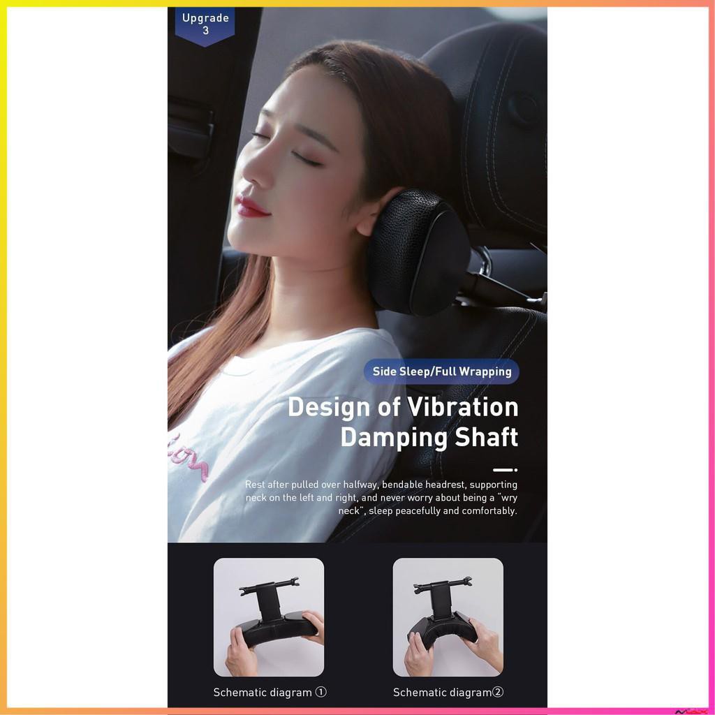 Gối tựa đầu chống mỏi vai, cổ dùng trên xe hơi Baseus First Class Car Headrest