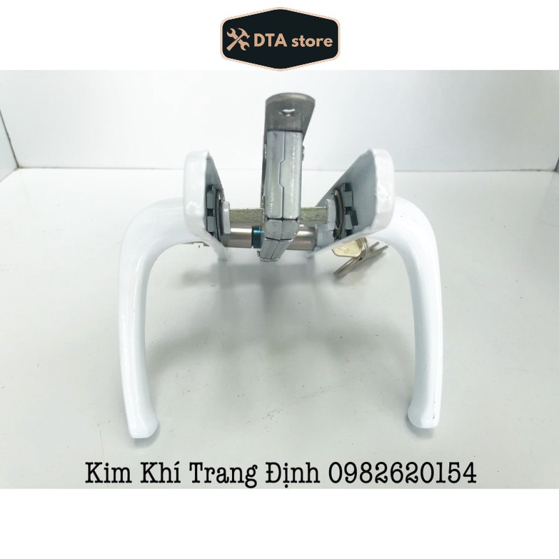 Bộ khóa tay gạt lắp cửa nhôm 4400-cửa nhựa-cửa sắt hộp