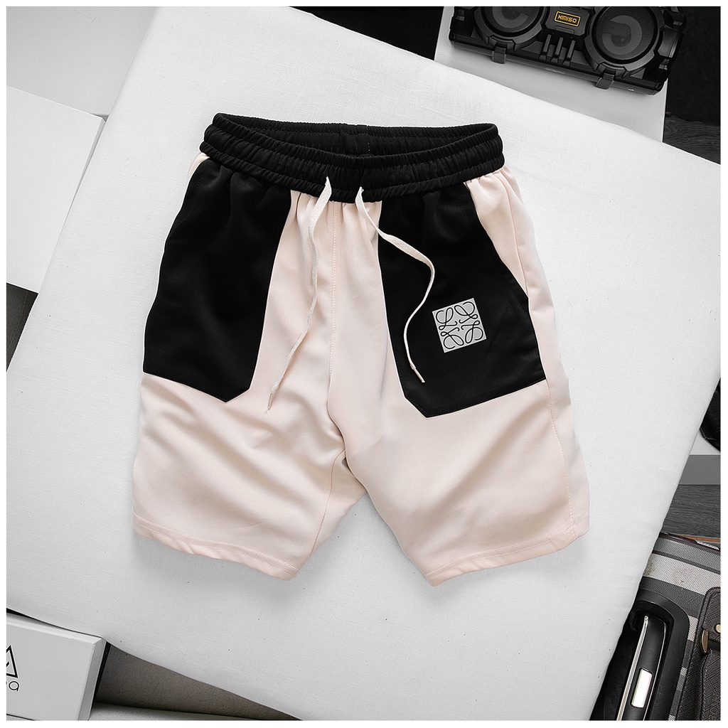 Quần Đùi Nam ,Quần short thể thao nam túi phối màu cá tính thời trang chất liệu poly 2 da không bai xù co giãn 4 chiều
