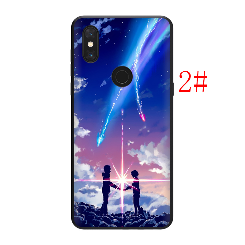 Ốp Lưng Silicone In Hình Anime Your Name Cho Redmi S2 K20 K30 Pro Poco X2 Note 4x 5a Prime