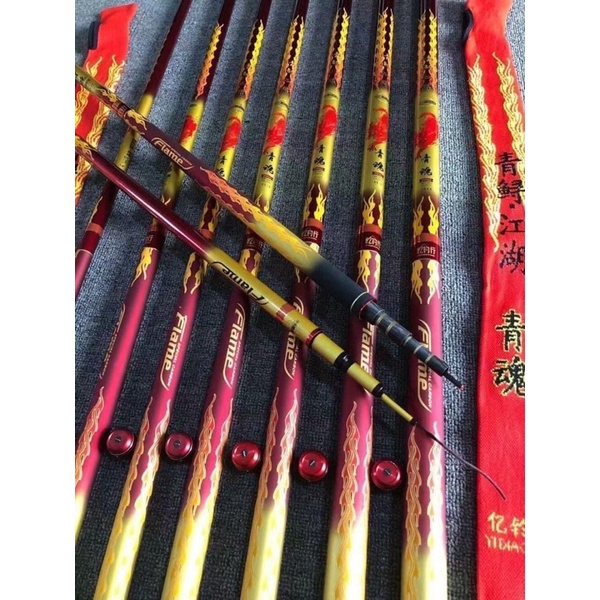 Cần cây tay Hoả Kỳ Lân 8H19i săn hàng tặng 1 ngọn zin