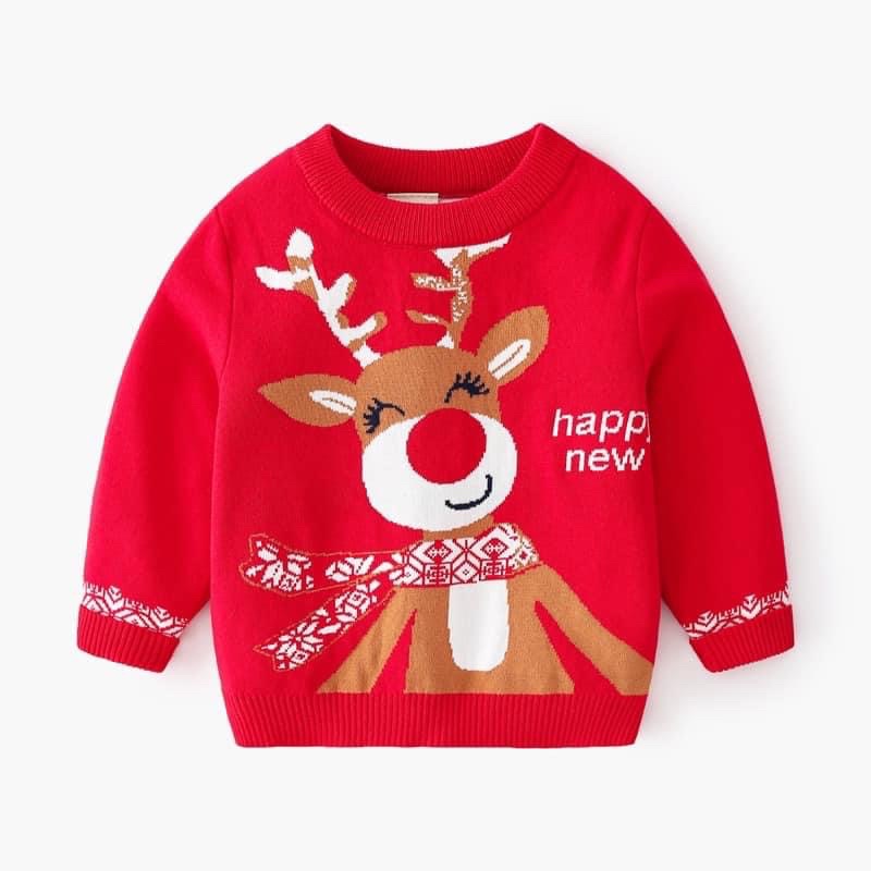 Áo len noel 2 lớp hàng QCCC Cho bé