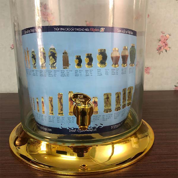 Bình Thủy Tinh Ngâm Rượu SX Tại Việt Nam HS-16.8 Lít - Thủy Tinh Bắc Hải