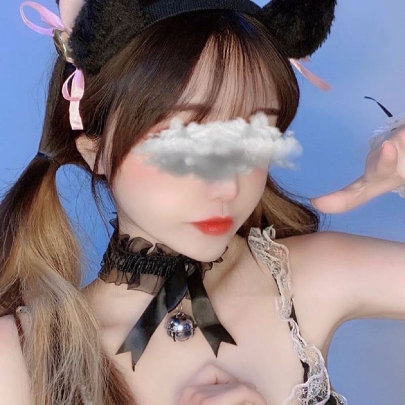 Vòng cổ lục lạc cosplay - Choker lục lạc con mèo