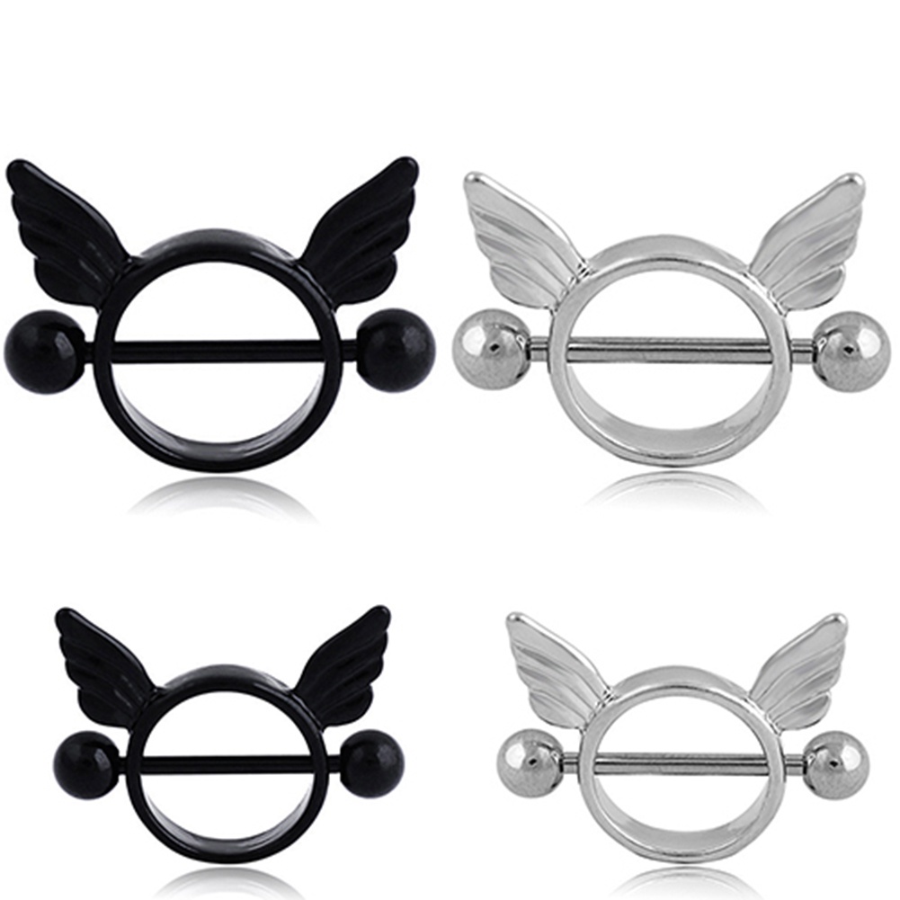 Khuyên cơ thể dạng tròn hình đôi cánh