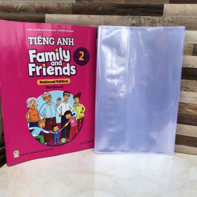 Bọc kiếng bao sách chân trời sáng tạo, tiếng anh Family and Friends